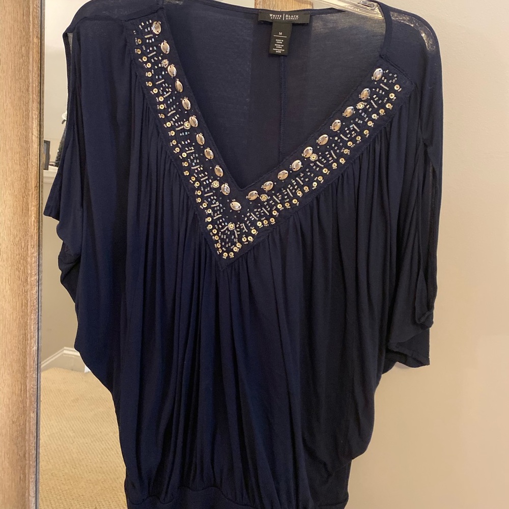 Blue navy dressy shirt
